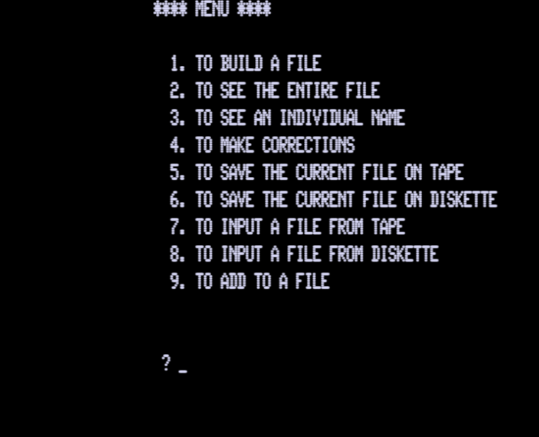 Screen shot
